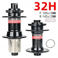 Комплект втулок Novatec D041SB/D442SB 32h 100*15мм, 142*12мм