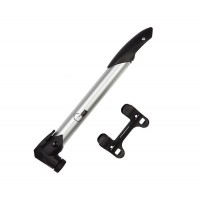 Мінінасос Green Cycle GPM-219 алюмінієвий, presta+schrader, 120psi, срібло