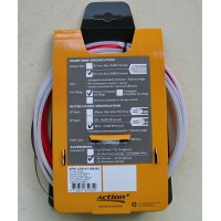 Набір обплетень та тросів Ashima Action+ [RED], Gear Ø1.2 mm