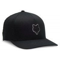 Кепка FOX HEAD FLEXFIT HAT [Black], S/M