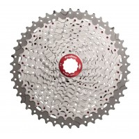 Касета інд. 11-k 11-42T SUN RACE MX8 MTB, алюмінієвий павук, Metallic Silver