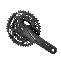 Комплект шатунів PROWHEEL ZEPHYR-601 (10S) 175mm, 42/32/24T BLACK