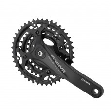 Комплект шатунів PROWHEEL ZEPHYR-601 (10S) 175mm, 42/32/24T BLACK