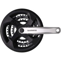 Shimano Tourney FC-M131, 48-38-26, 7-8ск, 170мм, сріблястий, із захистом