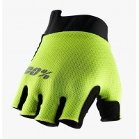 Вело рукавички Ride 100% EXCEEDA Gel Short Finger Glove [Fluo Yellow], M (9)
