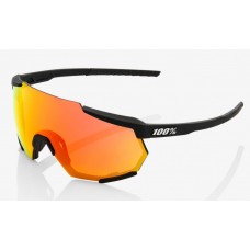 Велосипедні окуляри Ride 100% RACETRAP - Soft Tact Black - HiPER Red Multilayer Mirror Lens, Mirror Lens