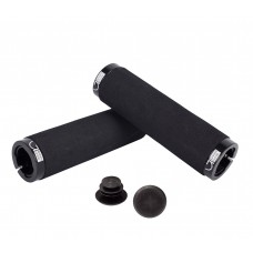 Грипси Green Cycle GGR-422 130mm спінена гума, чорні з двома чорними замками