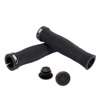 Гріпси Green Cycle GGR-417 130mm чорний з одним чорним замком