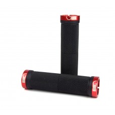 Гріпси Green Cycle GGR-424 130mm чорний з двома червоними замками