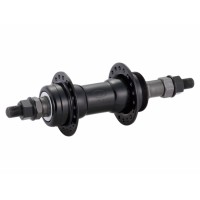 Втулка задн. Quando KT-122R під V-brake 36H 165mm, 6-7 шв. на гайках сталева чорна