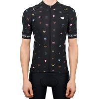 Джерсі Pride Fun, кор. рукав, чорне, XS