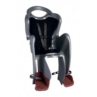 Сидіння задн. Bellelli Mr Fox Standart B-fix до 22кг, сріблясте з чорною підкладкою Сидіння задн. Bellelli Mr Fox Standart B-fix до 22кг, сріблясте з чорною підкладкою