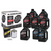 Комплект Maxima V-TWIN MILWAUKEE-EIGHT Oil Change Kit - Syntetic [Chrome], 20w-50