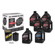 Комплект Maxima V-TWIN TWIN-CAM Oil Change Kit - Syntetic [Black], 20w-50