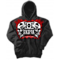 Толстовка SIKSPAK BURN IN HELL [BLACK], M
