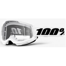 Окуляри 100% STRATA 2 Goggle White - Clear Lens, Clear Lens