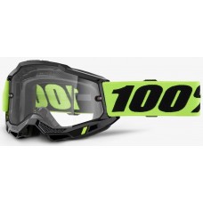 Окуляри 100% ACCURI 2 Enduro Goggle Neon Yellow - Clear Dual Lens, Dual Clear Lens