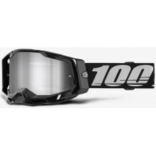 Окуляри 100% RACECRAFT 2 Goggle Black - Mirror Silver Lens, Mirror Lens