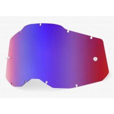 Лінза 100% RC2/AC2/ST2 Replacement Lens - Mirror Red/Blue, Mirror Lens
