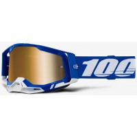 Окуляри 100% RACECRAFT 2 Goggle Blue - Mirror Gold Lens, Mirror Lens