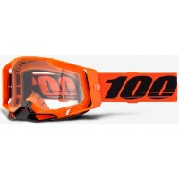 Окуляри 100% RACECRAFT 2 Goggle Neon Orange - Clear Lens, Clear Lens
