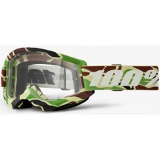 Окуляри 100% STRATA 2 Goggle War Camo - Clear Lens, Clear Lens