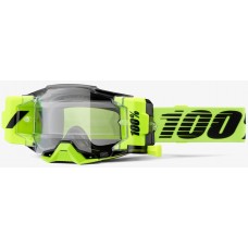 Окуляри 100% ARMEGA FORECAST Goggle Neon Yellow - Clear Lens, Roll-Off