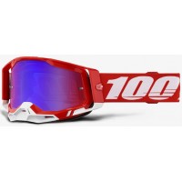 Окуляри 100% RACECRAFT 2 Goggle Red - Mirror Red Lens, Mirror Lens