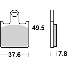 Гальмівні колодки SBS Performance Front Brake Pads, Sinter