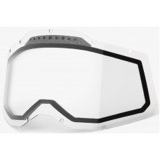 Лінза 100% RC2/AC2/ST2 Dual Vented Lens - Clear, Dual Clear Lens