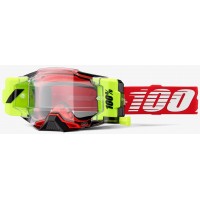 Окуляри 100% ARMEGA FORECAST Goggle Red - Clear Lens, Roll-Off