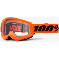 Окуляри 100% STRATA 2 Goggle Neon Orange - Clear Lens, Clear Lens