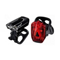 Комплект блималок Infini LAVA I-260WR1, 4 режими, USB кабель, з крiпл.