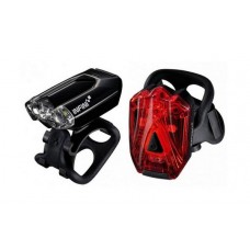 Комплект блималок Infini LAVA I-260WR1, 4 режими, USB кабель, з крiпл.