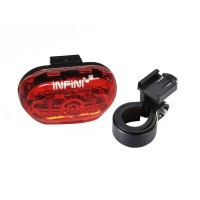 Блималка задня Infini VISTA I-402R, 5 світлодіодів, 4 режими, 2x"AAA", з кріпл.