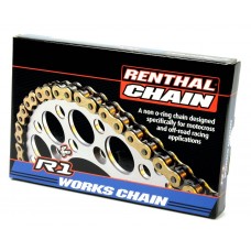 Ланцюг Renthal R1 Chain - 428 [Gold], 428-126L / No Seal