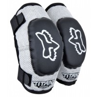 Дитячі налокотники FOX PeeWee Titan Elbow Guard [Black/Silver], Medium