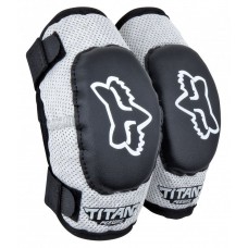 Дитячі налокотники FOX PeeWee Titan Elbow Guard [Black/Silver], Medium
