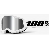 Дитячі окуляри 100% STRATA 2 Youth Goggle White - Mirror Silver Lens, Mirror Lens