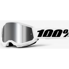 Дитячі окуляри 100% STRATA 2 Youth Goggle White - Mirror Silver Lens, Mirror Lens