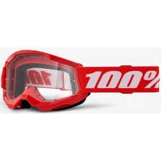 Дитячі окуляри 100% STRATA 2 Youth Goggle Red - Clear Lens, Clear Lens
