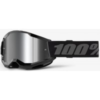 Дитячі окуляри 100% STRATA 2 Youth Goggle Black - Mirror Silver Lens, Mirror Lens