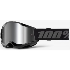 Дитячі окуляри 100% STRATA 2 Youth Goggle Black - Mirror Silver Lens, Mirror Lens