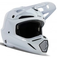 Шолом FOX V3 RS CARBON SOLID HELMET [White], M