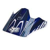 Козирок для мото шолома FOX V1 Race [Blue], One Size