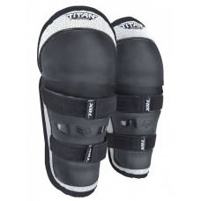 Дитячі наколінники FOX PeeWee Titan Knee/Shin [Black/Silver], One Size