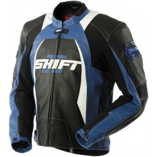 Мото куртка SHIFT SR-1 Leather Jacket [Black/Blue], XXL