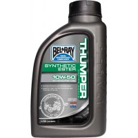 Олива моторна Bel Ray WORKS THUMPER RACING SYNTHETIC ESTER 4T [1л], 10w-50