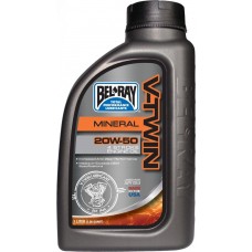 Мото моторне масло Bel-Ray V-TWIN MINERAL [1л], 20w-50