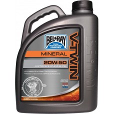 Мото моторне масло Bel-Ray V-TWIN MINERAL [4л], 20w-50